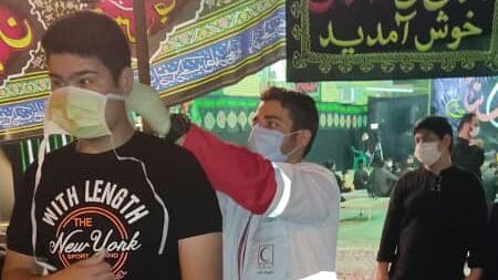 تداوم فعالیت های خادمان حسینی هلال احمر شهرستان دزفول در دهه های دوم و سوم ماه محرم